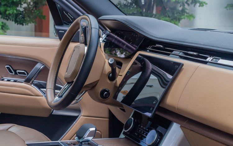 A car interior — the vehicle electronics our boards go into